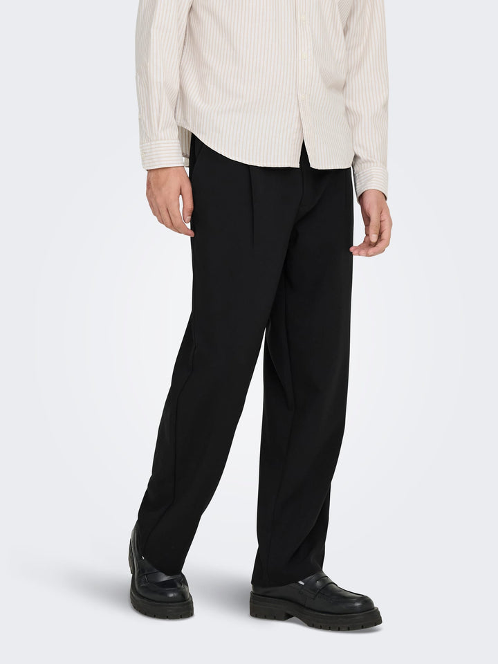 ONLY & SONS zwarte lange broek heren
