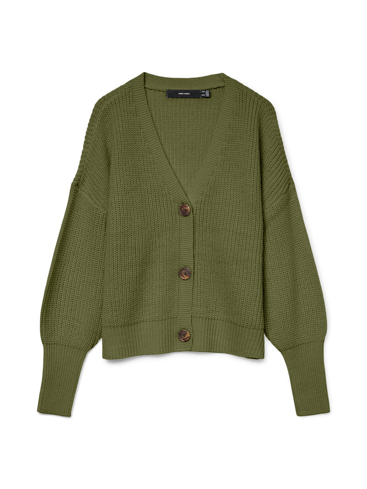 VERO MODA 10249632 Lea vest gebreid dames groen