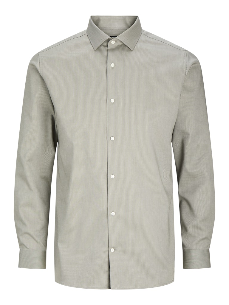 Jack & Jones 12227385 Parker overhemd l/m heren - groen dessin