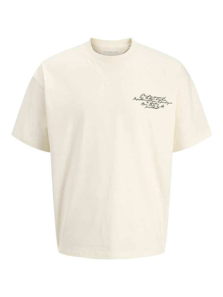 Jack & Jones T-shirt Dust ecru – heren