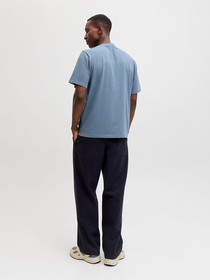 Jack & Jones T-shirt k/m rafblauw – heren