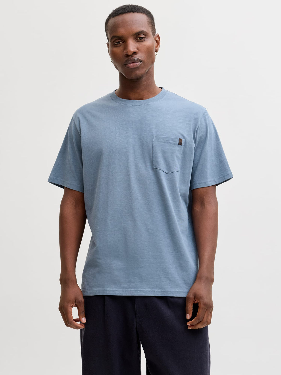 Jack & Jones T-shirt k/m rafblauw – heren