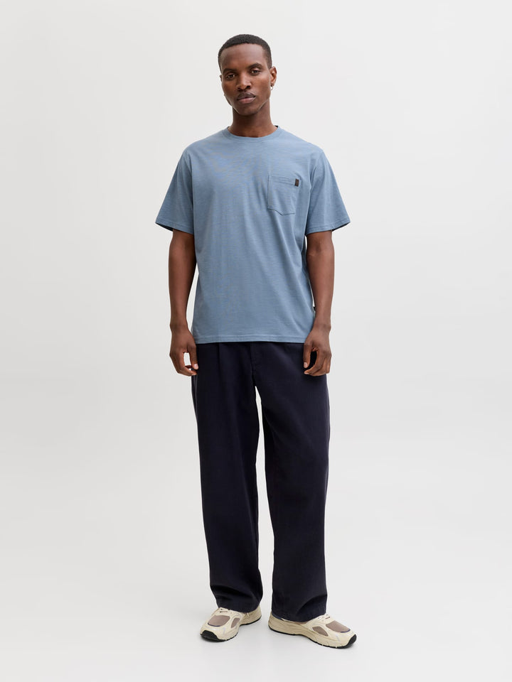 Jack & Jones T-shirt k/m rafblauw – heren