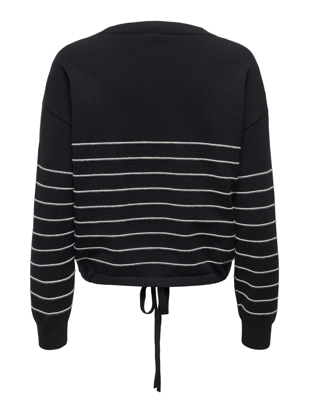 Only gebreide pullover zwart dessin – dames
