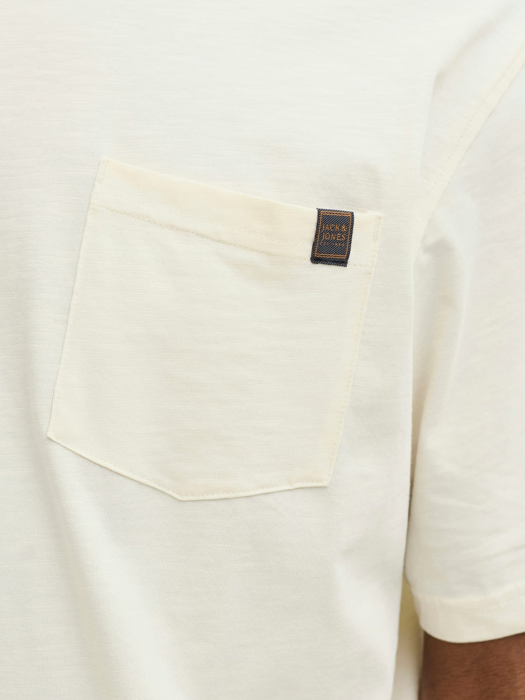Jack & Jones T-shirt Dover ecru – heren