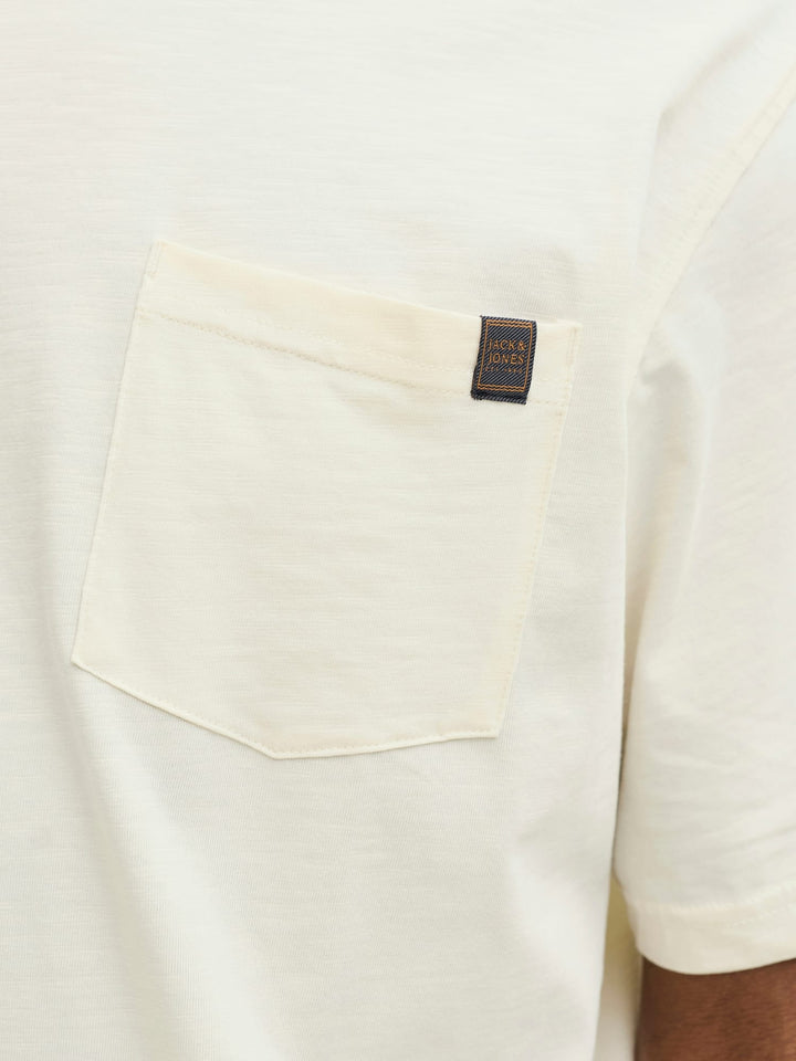 Jack & Jones T-shirt Dover ecru – heren