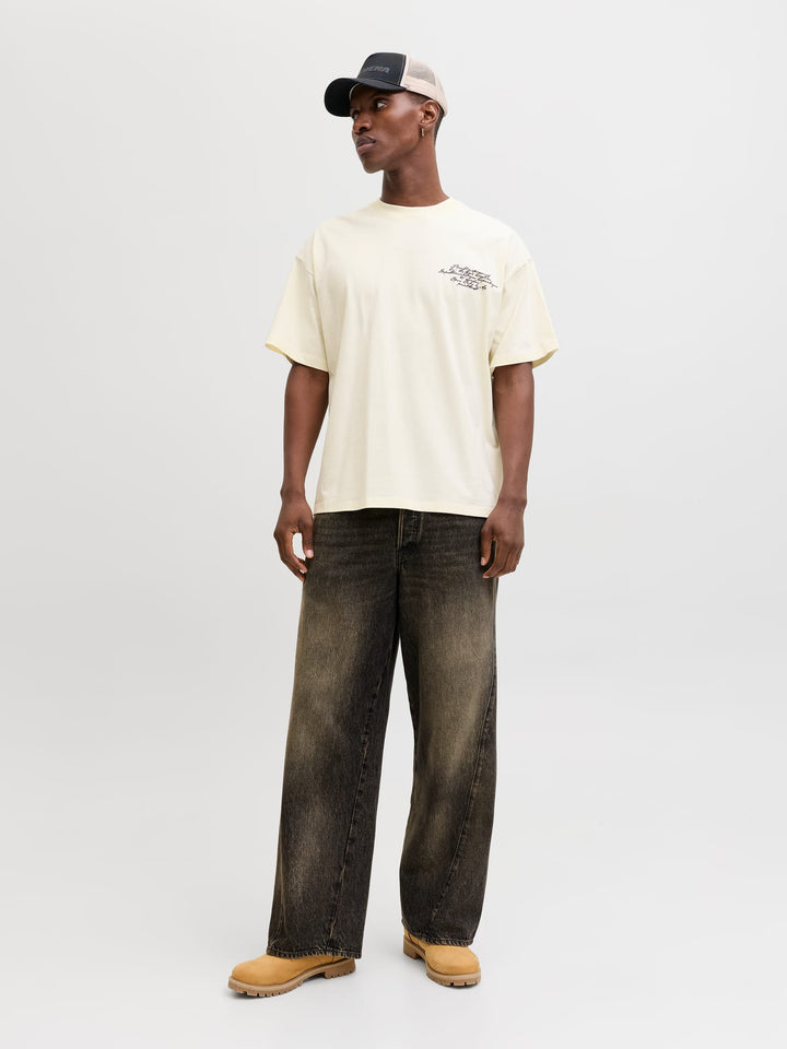 Jack & Jones 12292982 Dust T-shirt ecru – heren