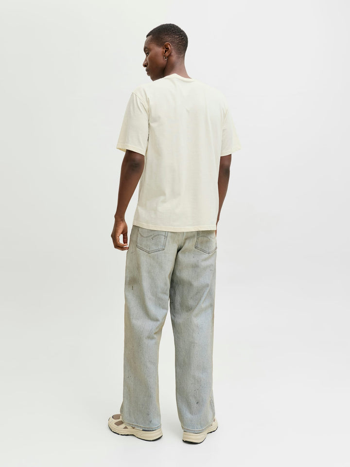 Jack & Jones T-shirt Dover ecru – heren