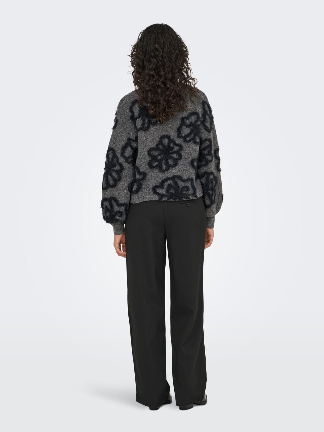 Only 15375497 Felicia trui dames grijs dessin