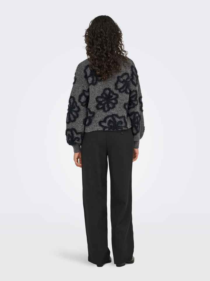Only 15375497 Felicia trui dames grijs dessin
