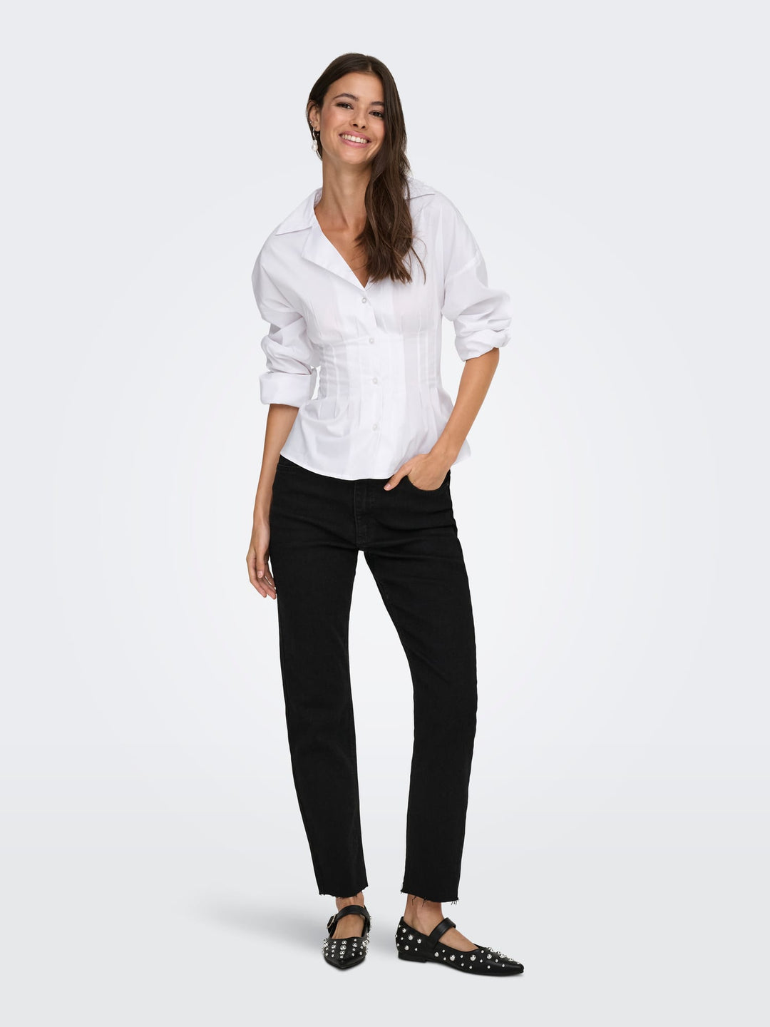 jacqueline de yong 15375041 Mio blouse wit
