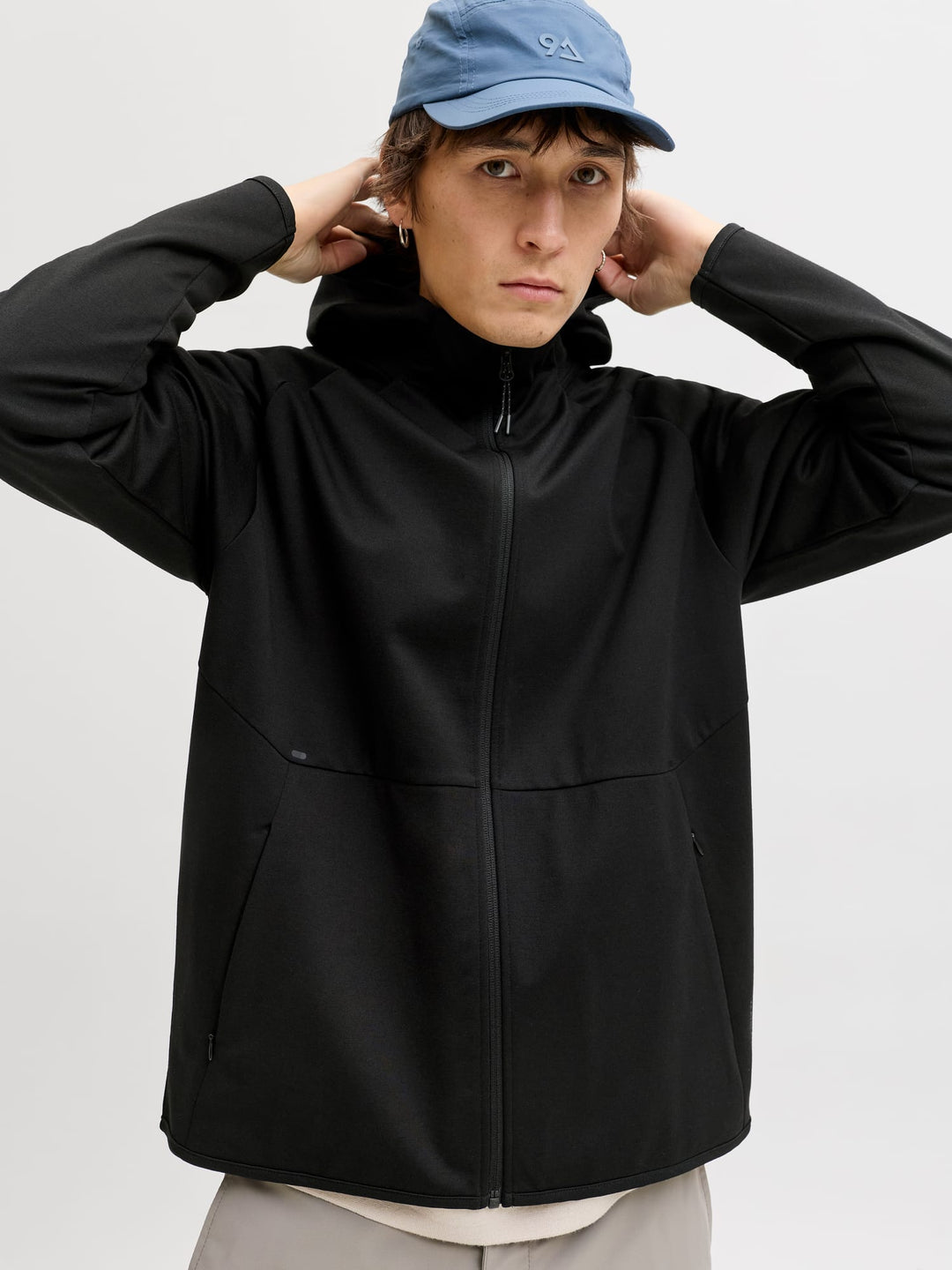 Jack & Jones 12289209 Base vest sweat heren zwart