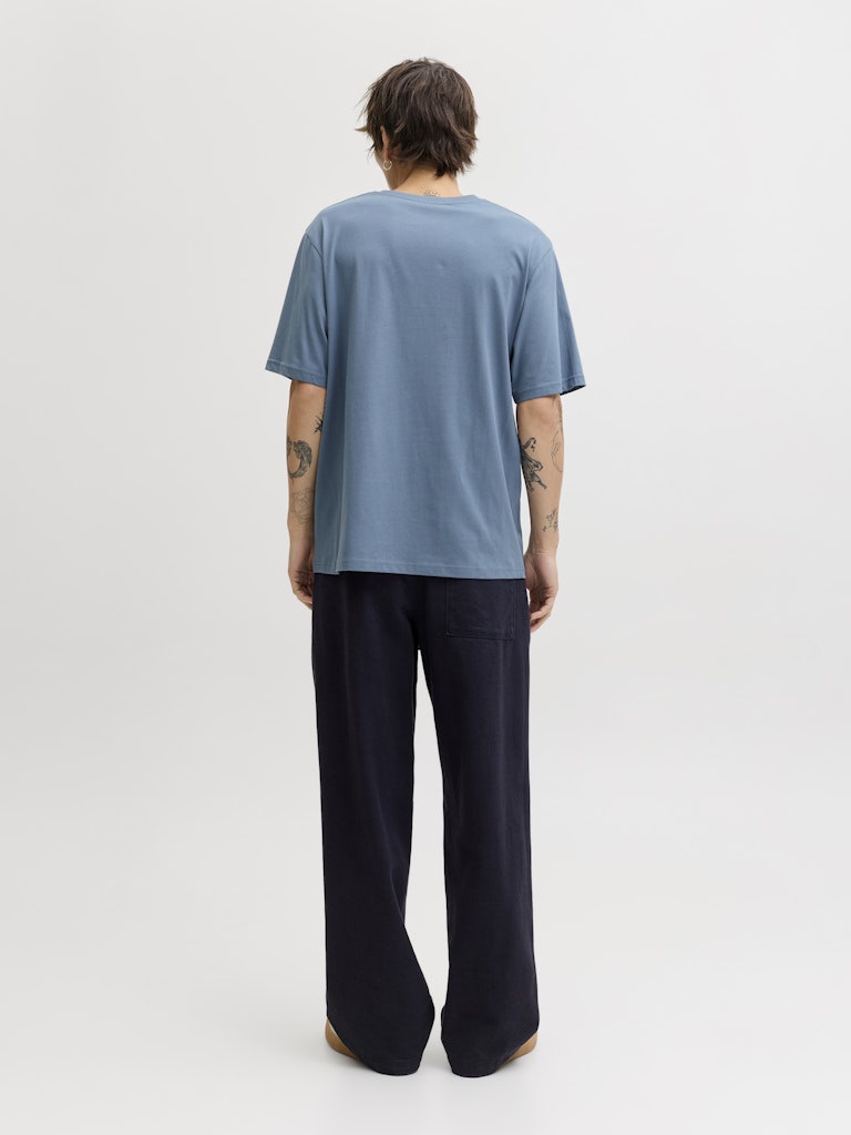 Jack & Jones T-shirt k/m rafblauw – heren