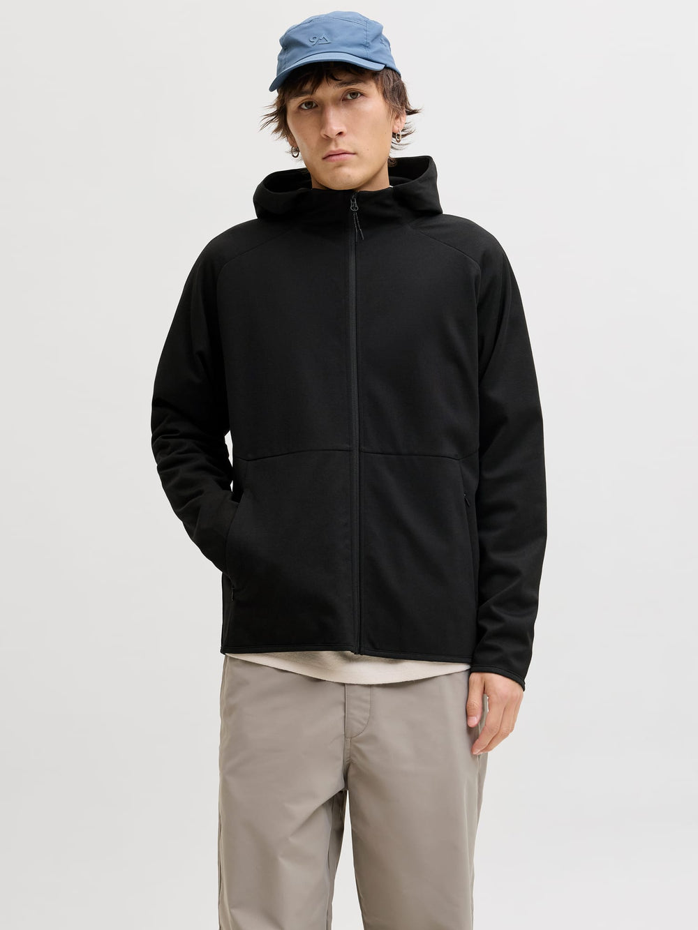 Jack & Jones 12289209 Base vest sweat heren zwart