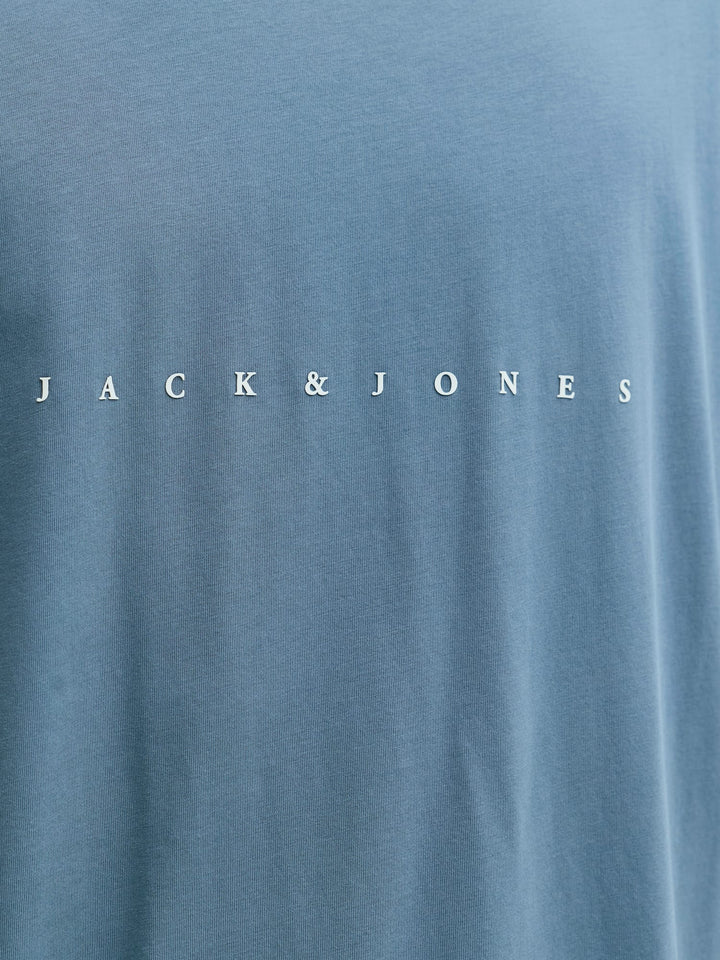 Jack & Jones T-shirt k/m rafblauw – heren