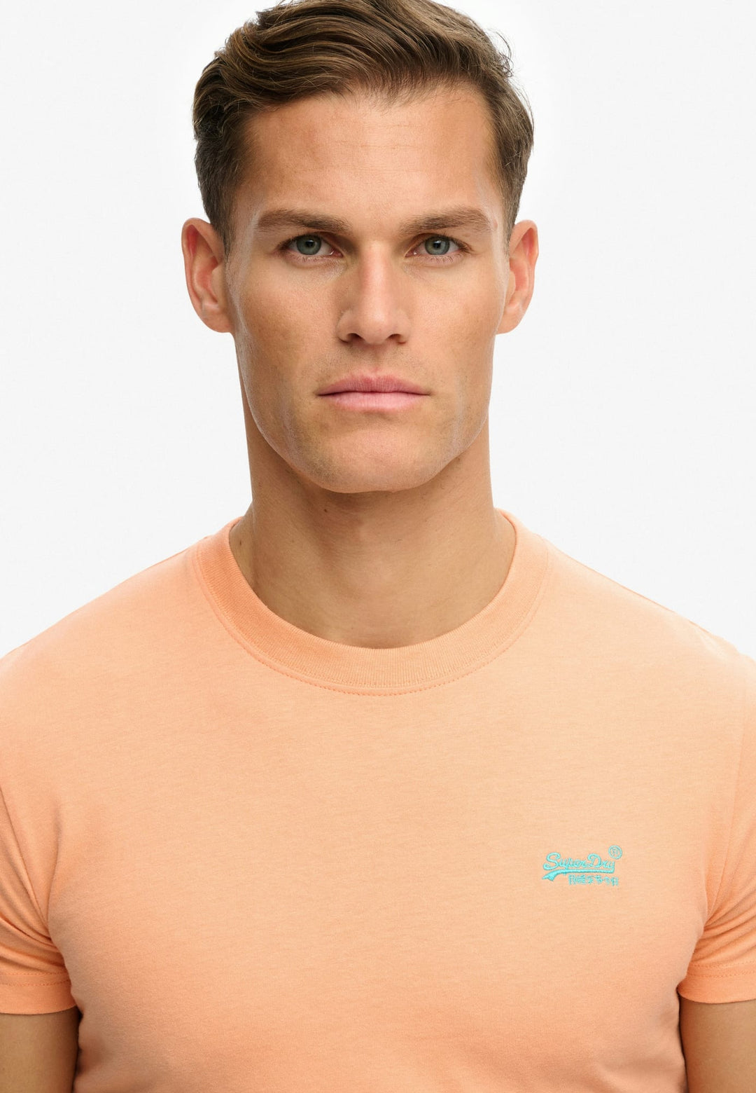 Superdry Essential Logo T-shirt zalm/peach – heren