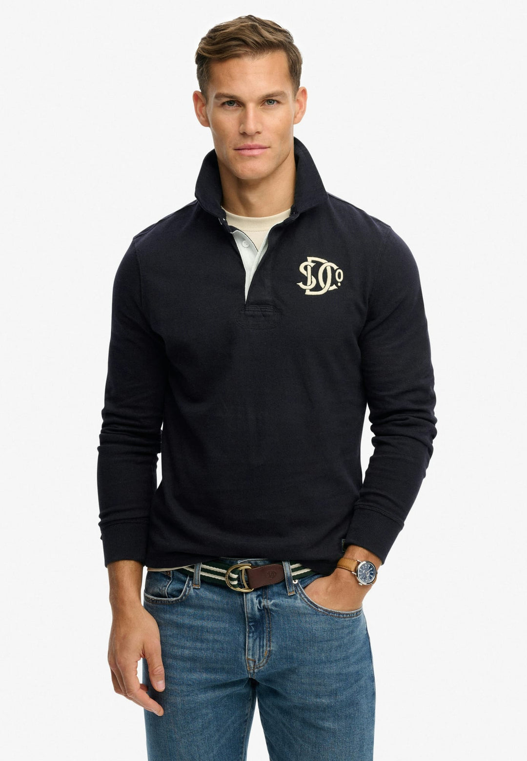 Superdry t-shirt lichtblauw – heren