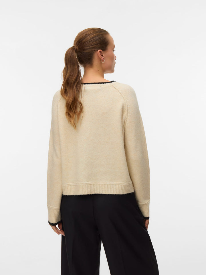 VERO MODA 10331896 Aquarius trui dames ecru