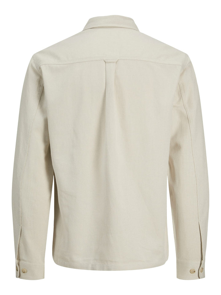 Jack & Jones 12291955 Rayle overhemd l/m ecru dessin – heren