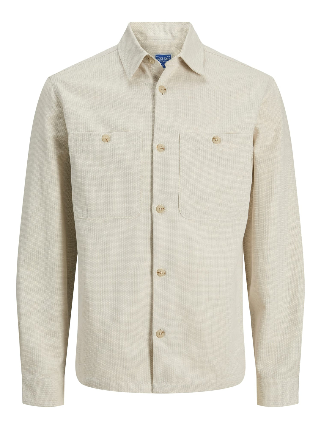 Jack & Jones Rayle overhemd l/m ecru dessin – heren