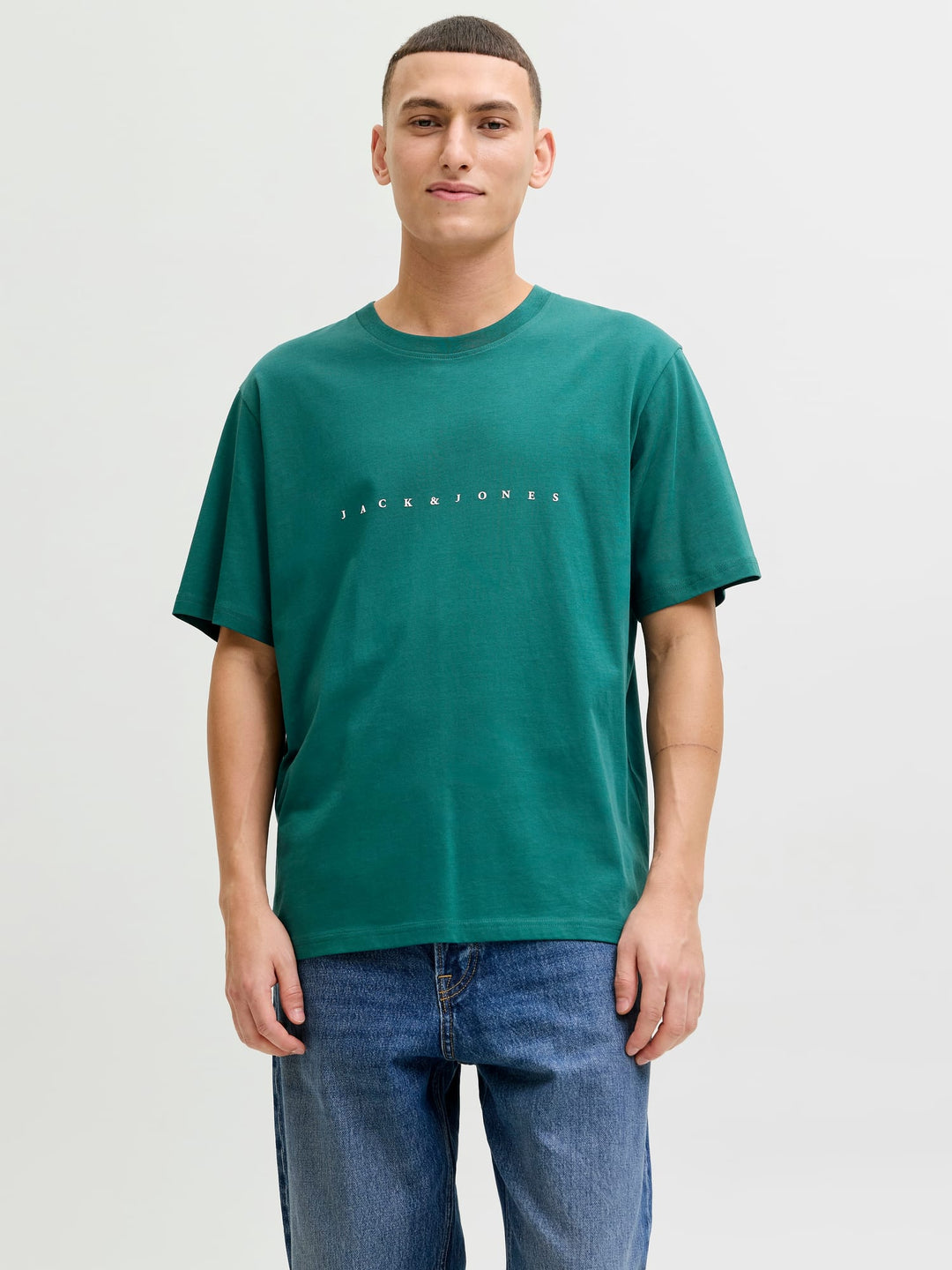 Jack & Jones T-shirt k/m esmerald – heren