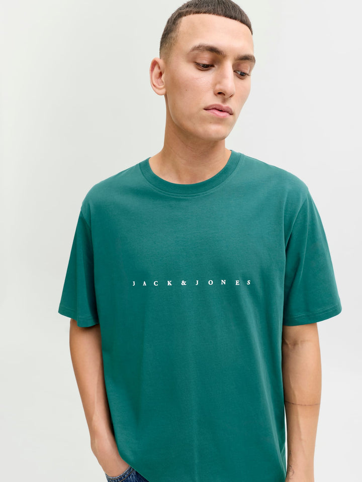 Jack & Jones 12234746 star T-shirt esmerald – heren