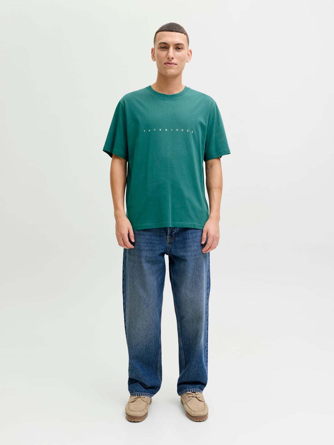 Jack & Jones T-shirt k/m esmerald – heren