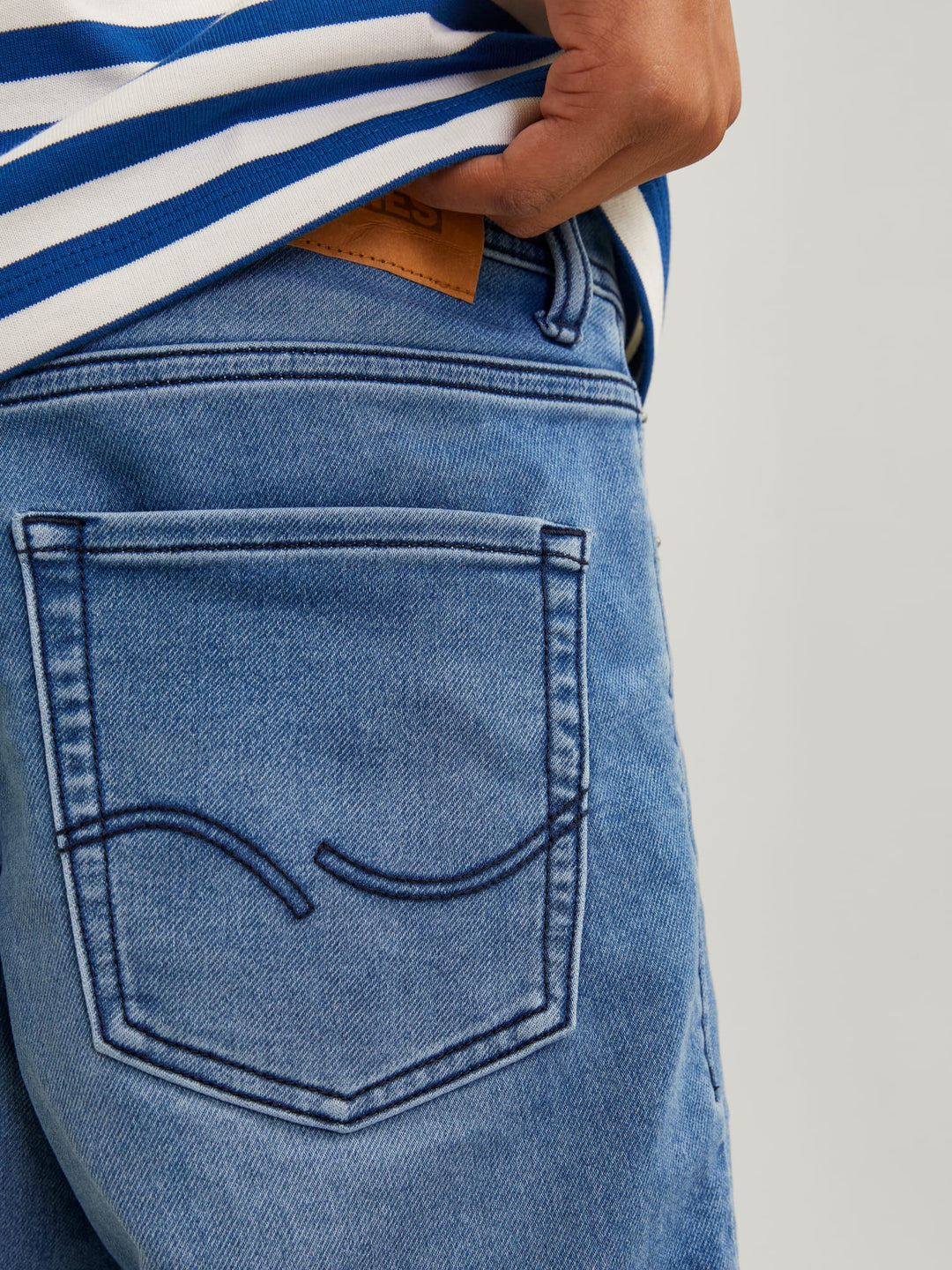 Jack & Jones Kids JJIRICK JJICON shorts – jongens - Blue Denim