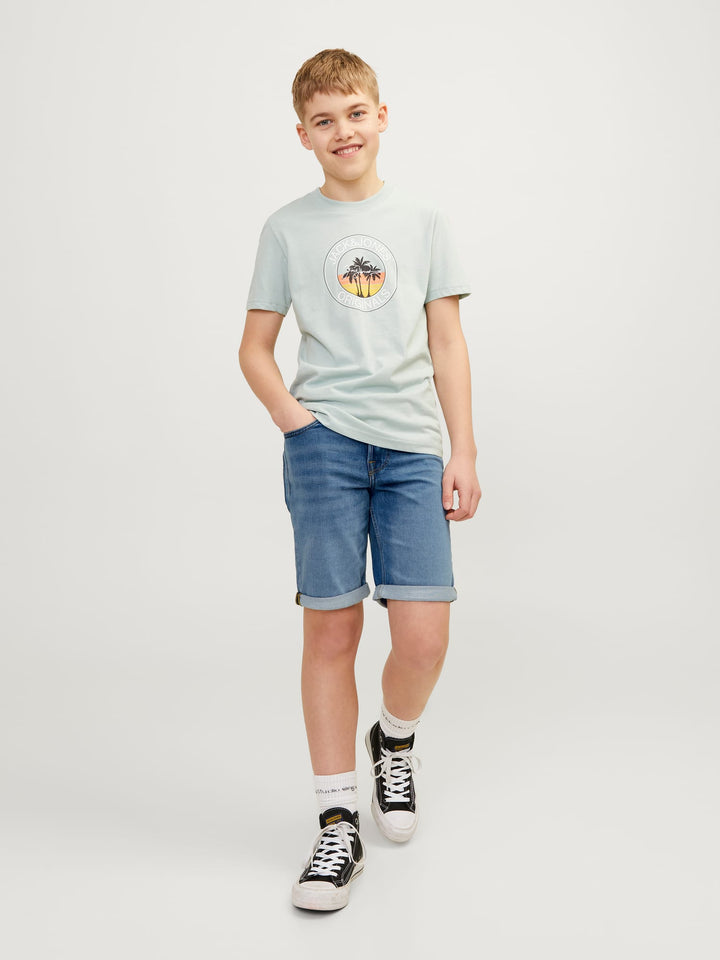 Jack & Jones JJIRICK denim short – jongens - Blue Denim