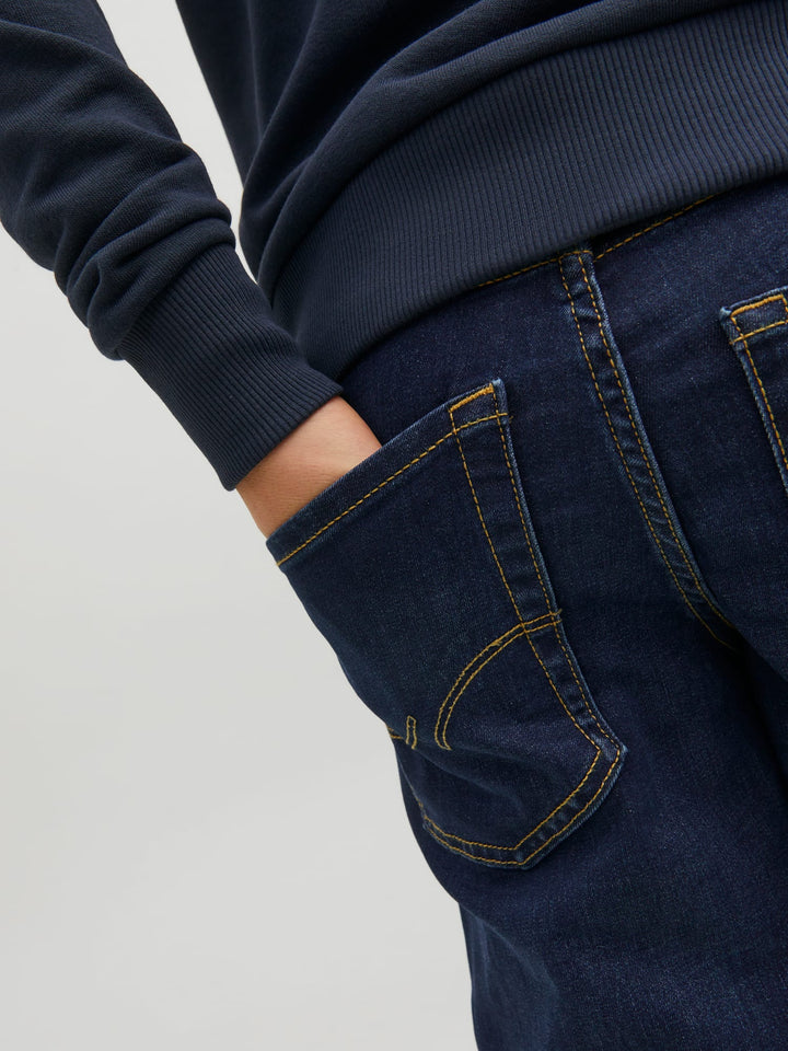 Jack & Jones JJIGLENN slim fit jeans blue denim – jongens