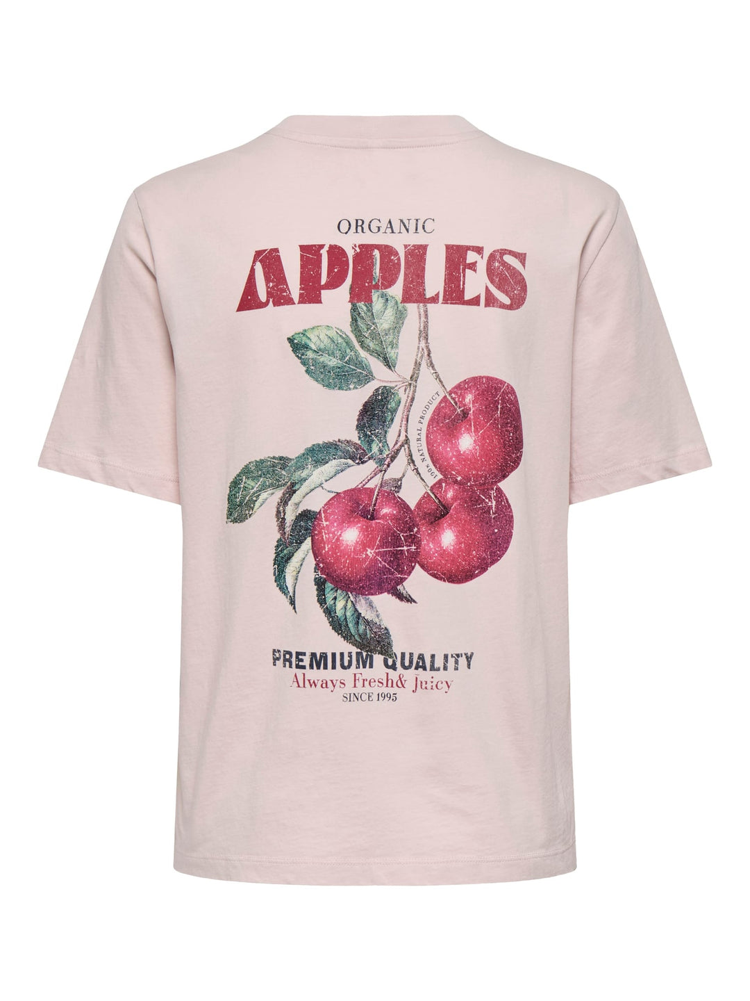Only ONLLUCY MONJA S/S Top licht roze – dames t-shirt