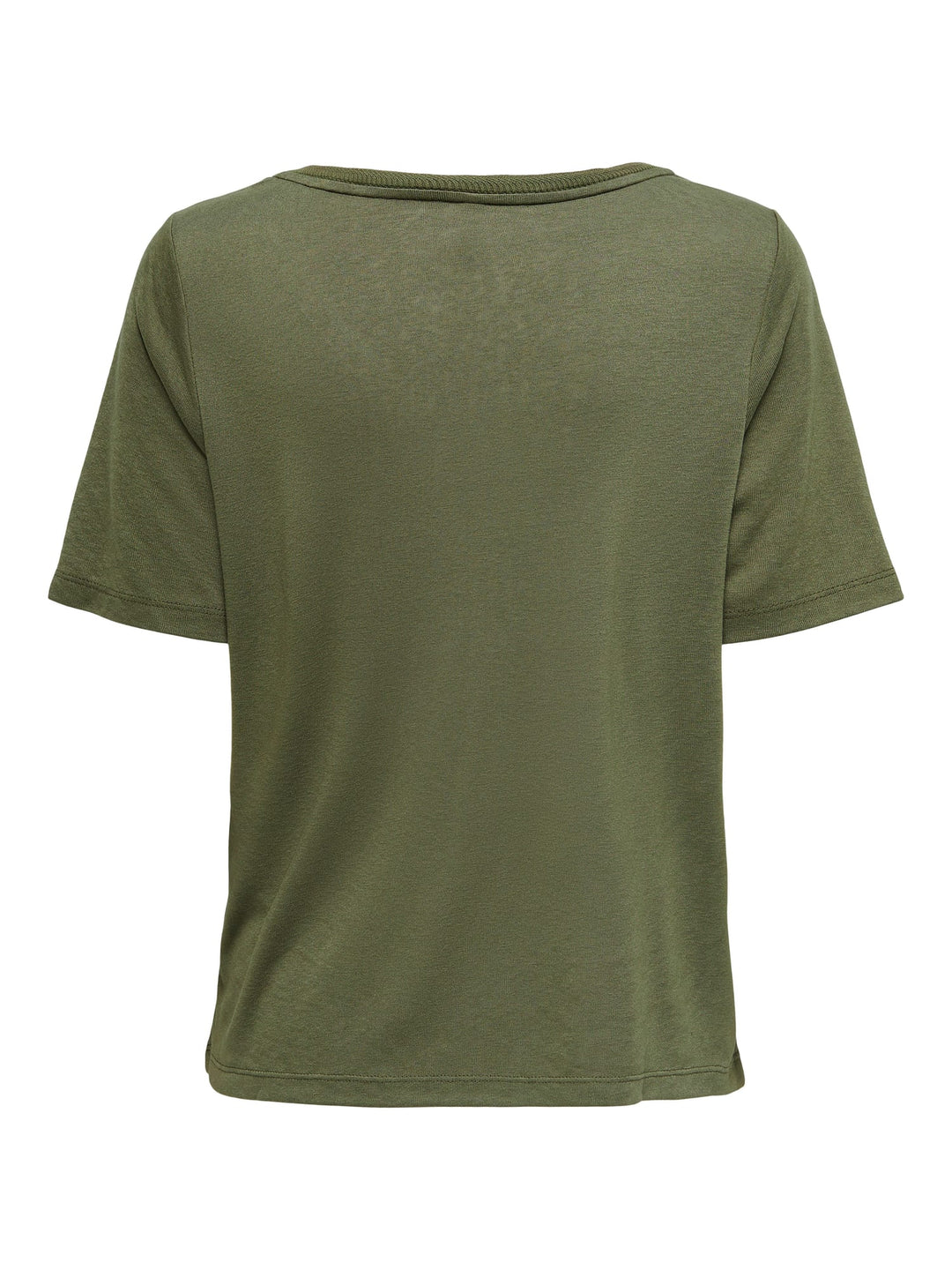 Only ONLELISE S/S V-NECK TOP army – dames t-shirt