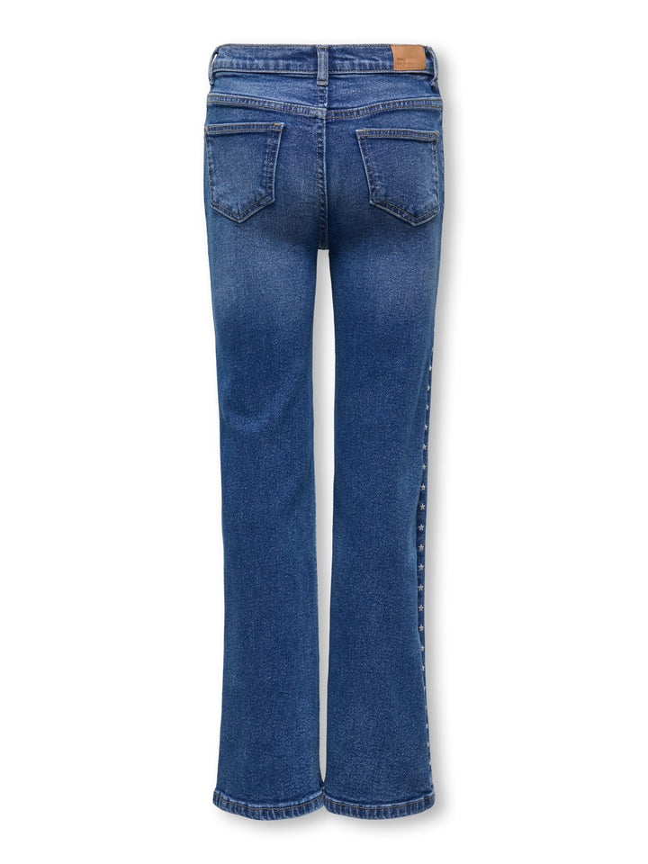 Kids Only Juicy jeans loose fit meisjes – blue denim