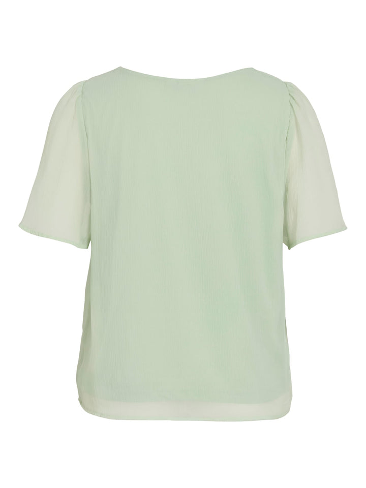Vila Falia V-Hals top mint – dames