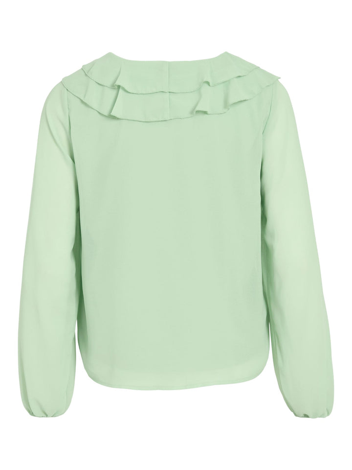 Vila 14114604 Ane blouse mint – dames