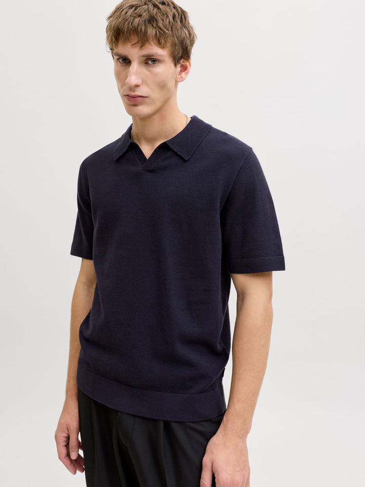 Jack & Jones 12291030 Milano polo k/m heren - navy