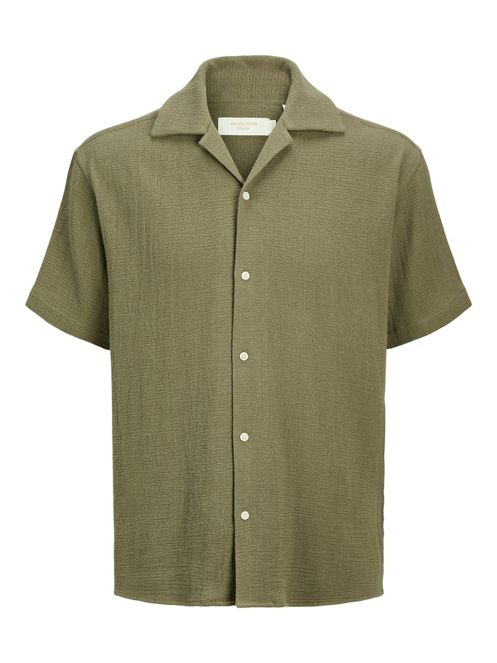 Jack & Jones Coba overhemd k/m – heren - Army