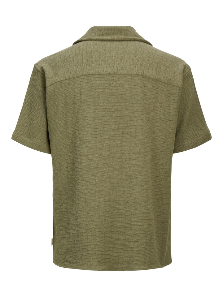 Jack & Jones Coba overhemd k/m – heren - Army