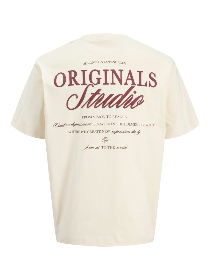 Jack & Jones Kids T-shirt ecru – jongens