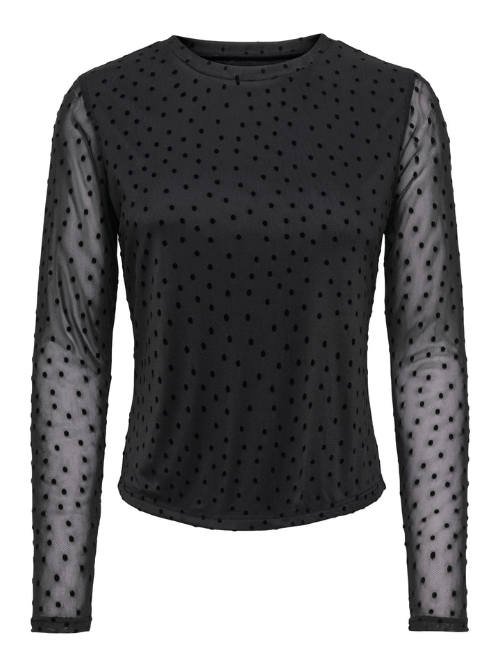 Only 15357642 nova top l/m dames zwart