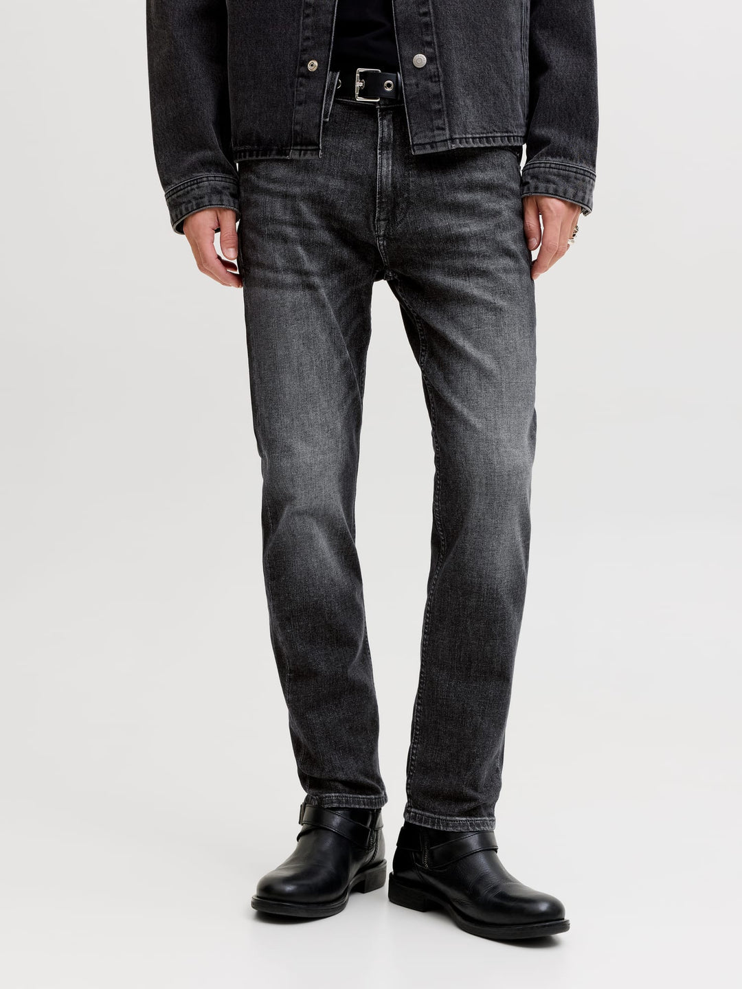 Jack & Jones 12278239 Clark jeans regular fit – heren - Black Denim - L32