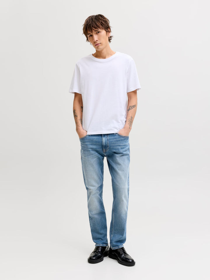 Jack & Jones Clark jeans regular fit – heren - Blue Denim - L34