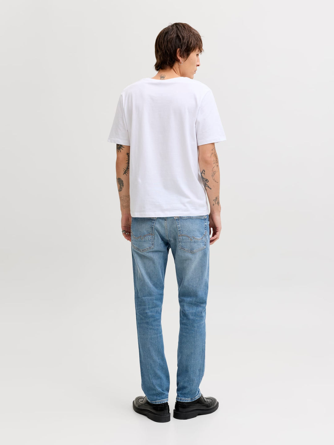 Jack & Jones Clark jeans regular fit – heren - Blue Denim - L34