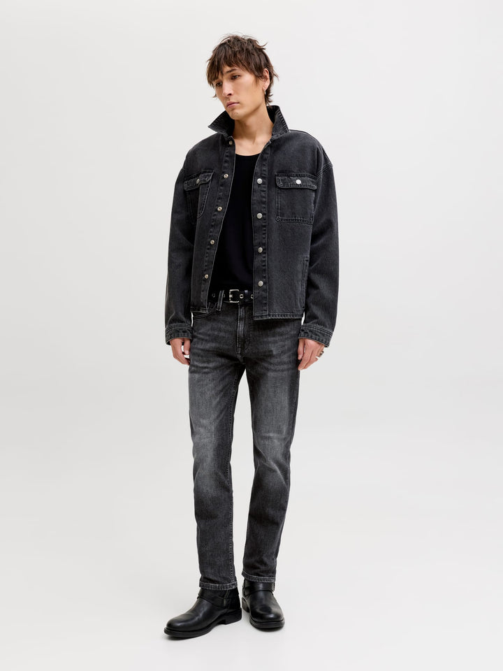 Jack & Jones 12278239 Clark jeans regular fit – heren - Black Denim - L32
