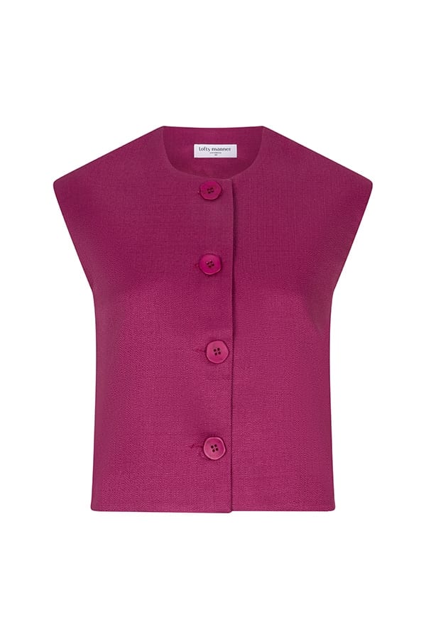Lofty Manner RE05 - Gilet Isla fuchsia – dames