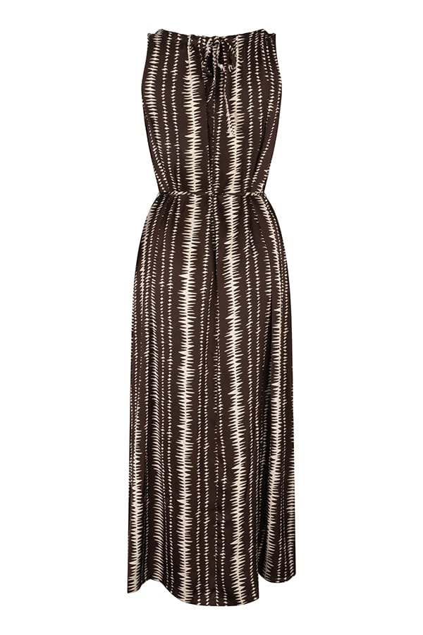 Lofty Manner RF25 - Dress Rox bruin dessin – damesjurk