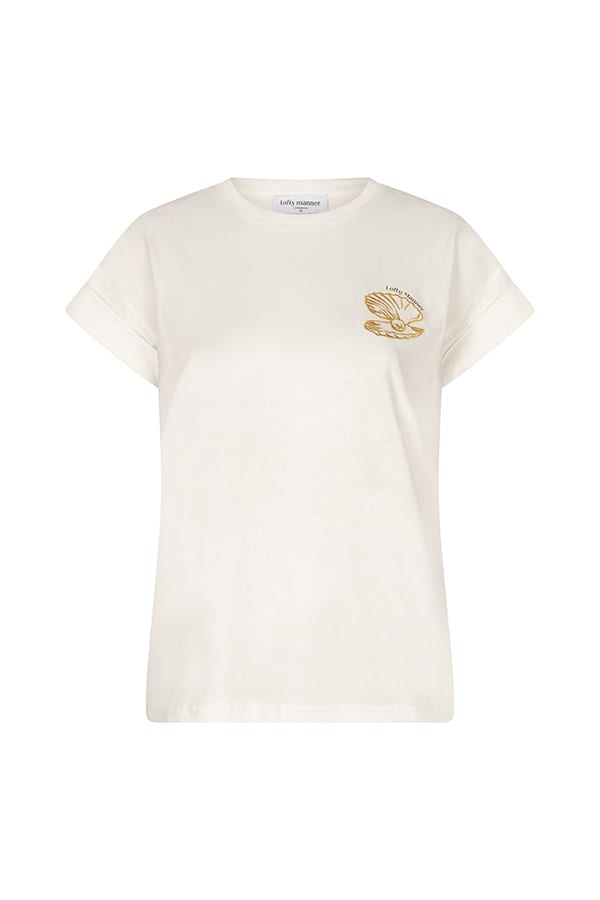 Lofty Manner RF10 - T-shirt Nora off-white – dames