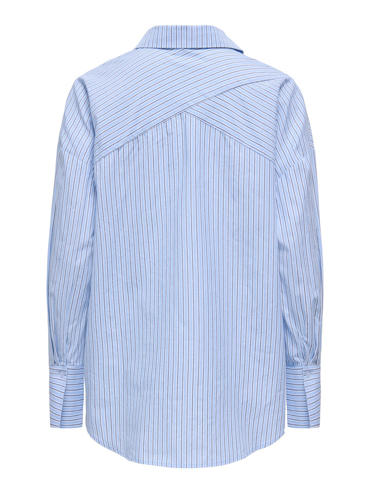 Only Oregon blouse blauw dessin – dames