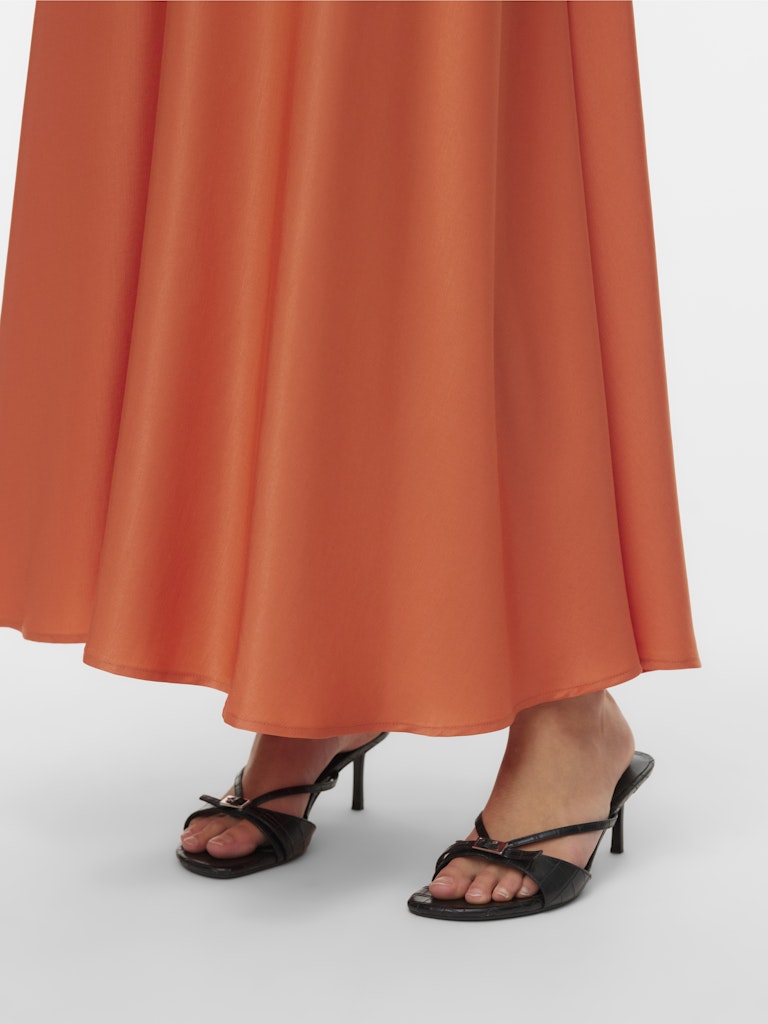 VERO MODA 10345221 Mira rok maxi dames oranje