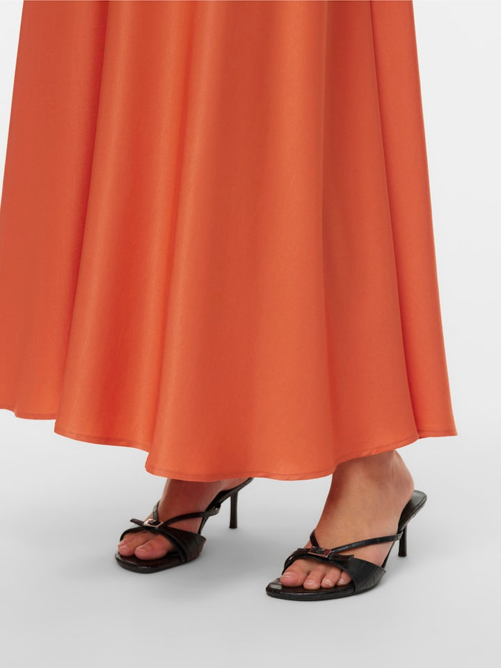 VERO MODA 10345221 Mira rok maxi dames oranje